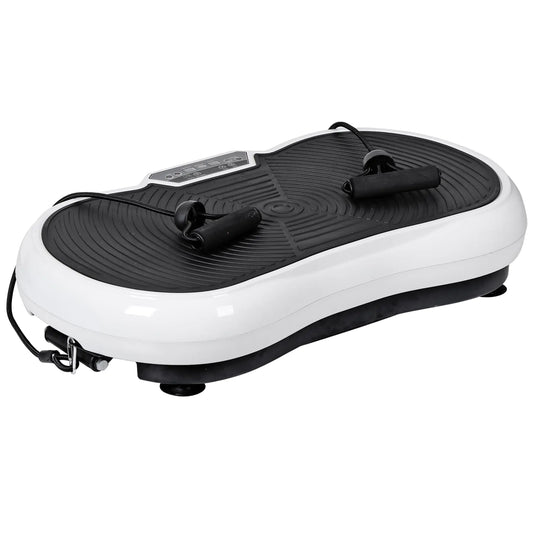 ZENY Vibration Plate Exercise Machine Whole Body Workout Vibration Fitness Platform for Weight Loss Toning Wellness Home Gym Equipment (White)