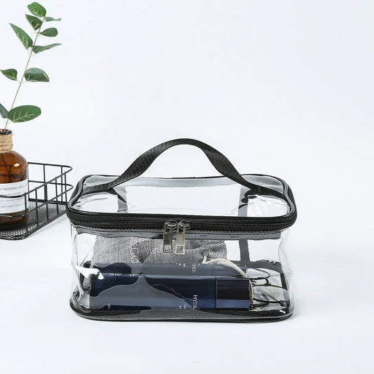 Transparent Portable Makeup and Fitness Bag